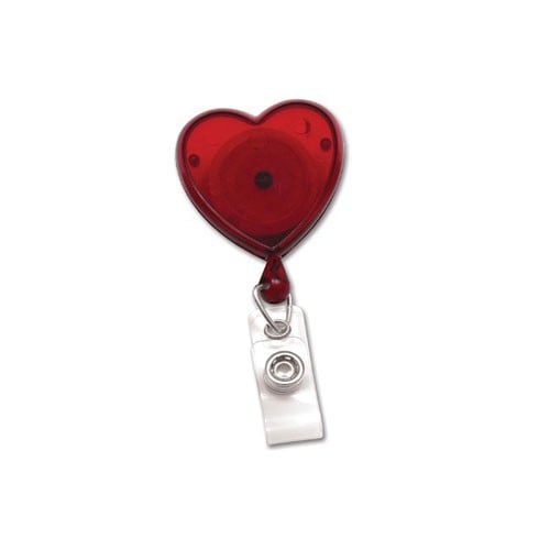 Heart-Shaped Badge Reels