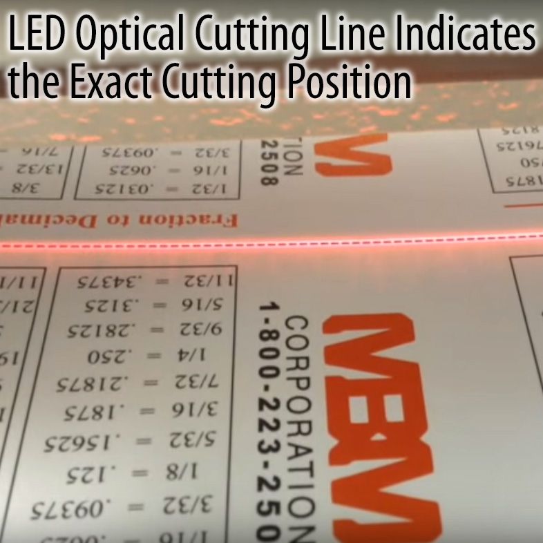MBM 4815 Cutter Package Incl. Cutter/Side Table/Knife/Sticks