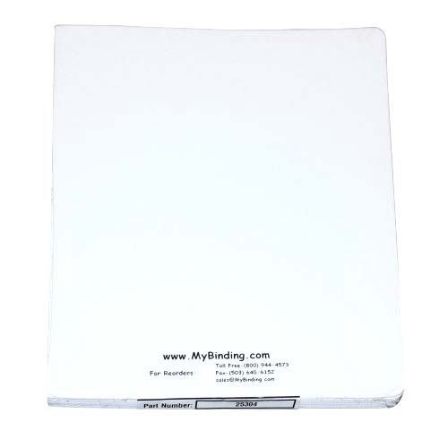 Twill White 8.75" x 11.25" Covers 50pk - 25304