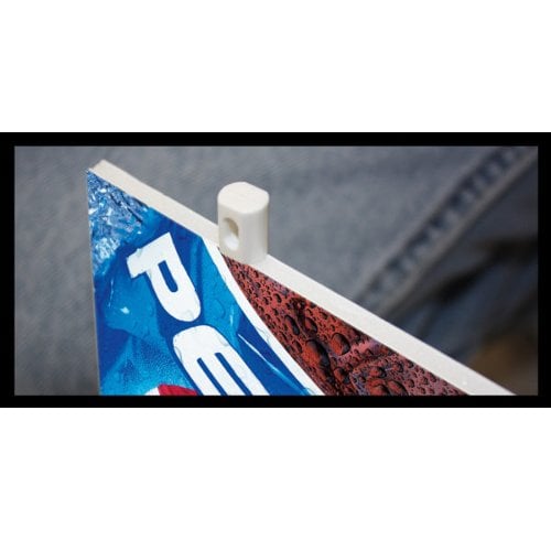 White Twist 'N' Hook for Mounting Foam and Gator Board - 100/Pack