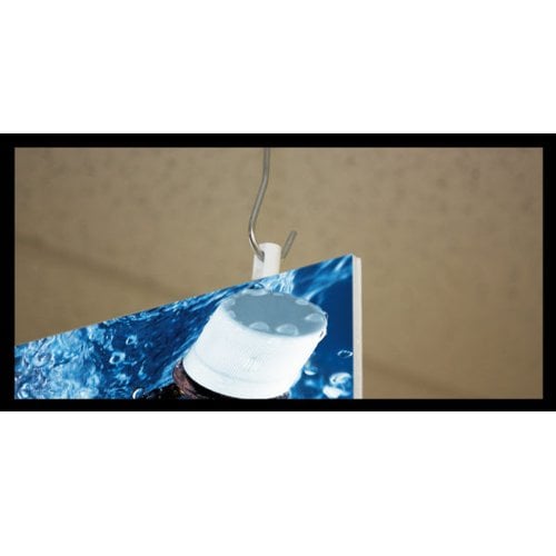 White Twist 'N' Hook for Mounting Foam and Gator Board - 100/Pack