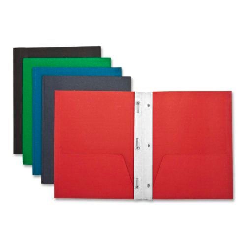 Sparco Assorted Two Pocket Report Cover With Fasteners - 25pk