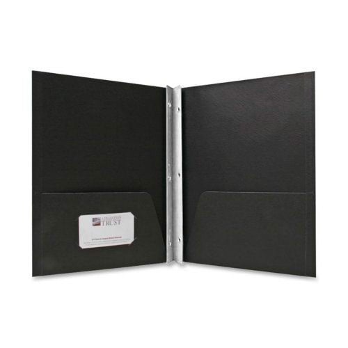 Sparco Two Pocket Report Covers With Fasteners - 25pk