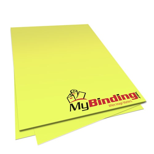 Lift Off Lemon Astrobrights 24lb Unpunched Binding Paper - 500 Sheets