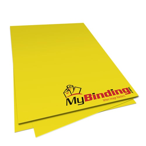 Sunburst Yellow Astrobrights 24lb Unpunched Binding Paper - 500 Sheets