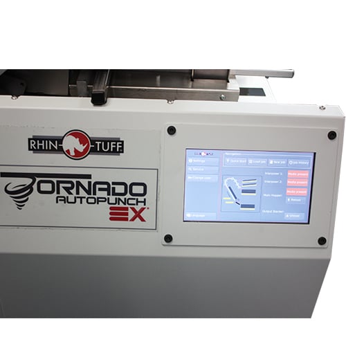 Rhin-O-Tuff Tornado Autopunch EX Modular Interchangeable Die Binding Punch (Dies Not Included)