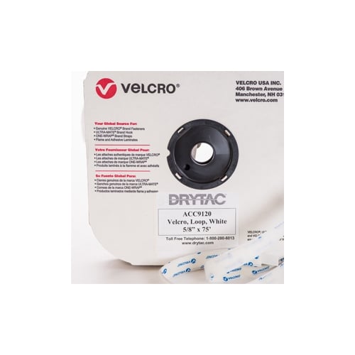 VELCRO?? Brand Loop - 1" x 75' White