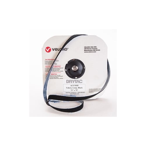 VELCRO?? Brand Loop - 5/8" x 75' Black