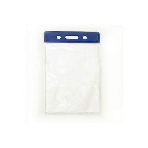 Vertical Vinyl Color-Bar Badge Holder (3-1/4" x 2-1/16") - 100pk
