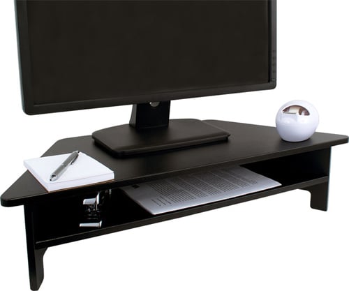 Victor High Rise Monitor Stand with Open Shelf - DC050