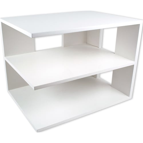 Victor Desktop Corner Shelf (Pure White) - W1120