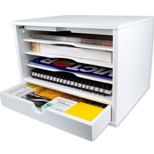 Victor Desktop Organizer (Pure White) - W4720
