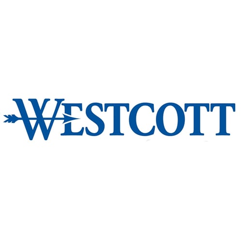Westcott Titanium Bonded 8" Bent Scissors with Soft Grip Handles
