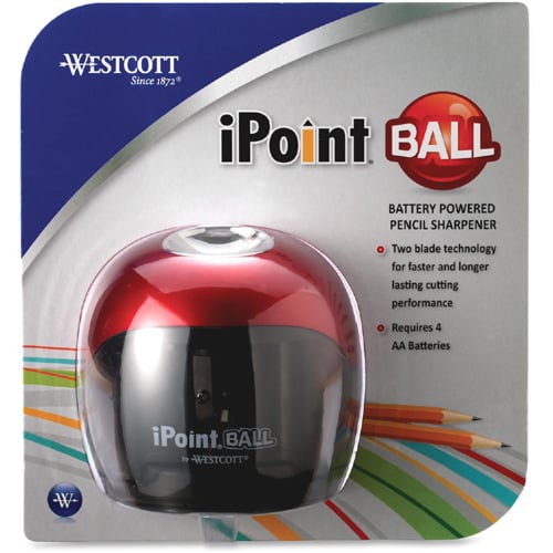 Westcott iPoint Ball Battery Powered Pencil Sharpener