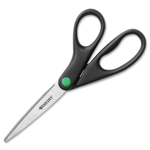 Westcott Kleenearth 8" Straight Stainless Steel Scissors - 2pk