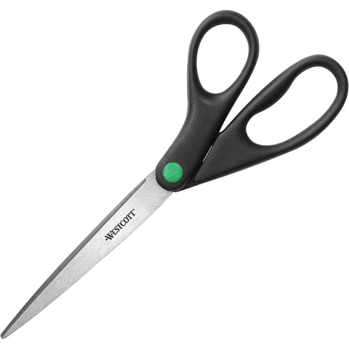 Westcott Kleenearth 9" Straight Stainless Steel Scissors