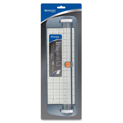 Westcott TrimAir 12" Titanium Personal Rotary Trimmer (Narrow Body) -ACM15191