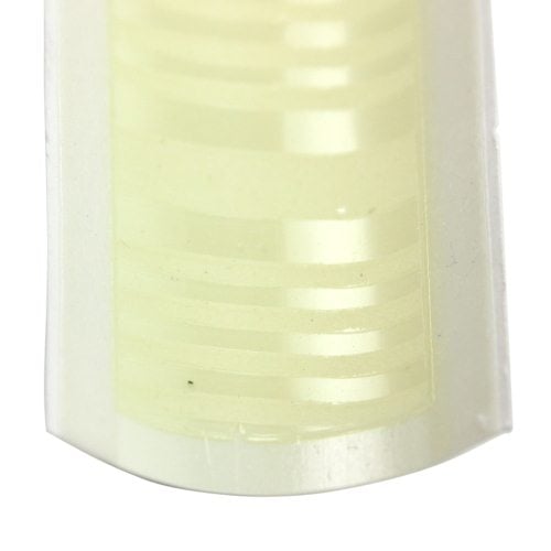 White 11" Medium Powis Parker Fastback Composition Strips  (400/Case) - 56MFBCOMPWHT