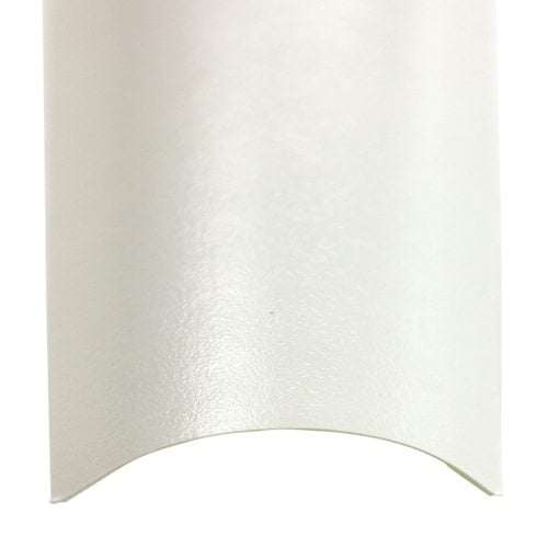 White 11" Medium Powis Parker Fastback Composition Strips  (400/Case) - 56MFBCOMPWHT