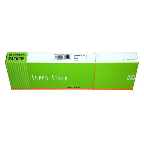 White 11" Narrow Powis Parker Fastback Speed Strips - N108S