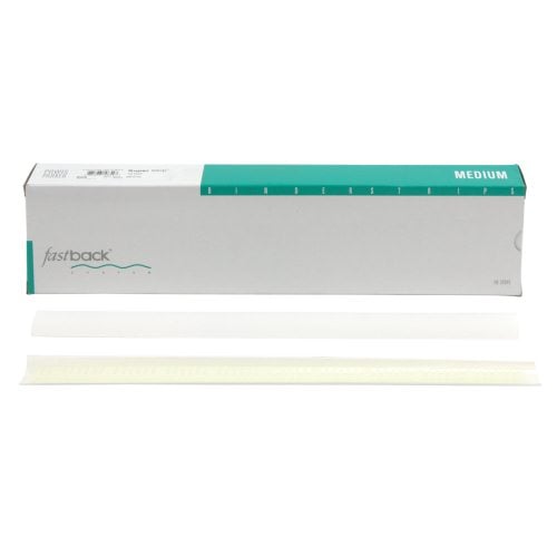 White 14" Medium Powis Parker Fastback Super Strips - M208