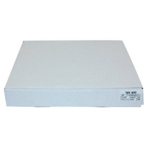 White 7/16" 3:1 Pitch Twin Loop Wire - 100pk