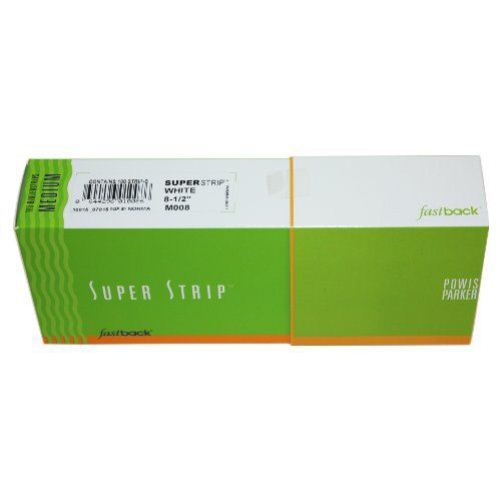White 8.5" Medium Powis Parker Fastback Super Strips - M008