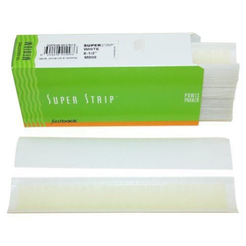 White 8.5" Medium Powis Parker Fastback Super Strips - M008