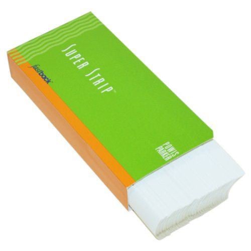 White 8.5" Narrow Powis Parker Fastback Super Strips (500/Case) - 56NFB85WHT