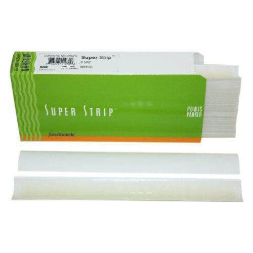 White 8.5" Narrow Powis Parker Fastback Super Strips - N008