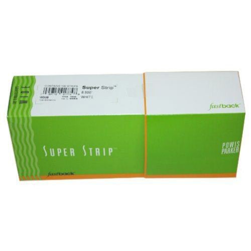 White 8.5" Wide Powis Parker Fastback Super Strips - W008