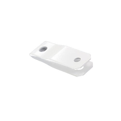 White Aluminum Sooper Sign Hanging Brackets for Mounting Solid Substrate