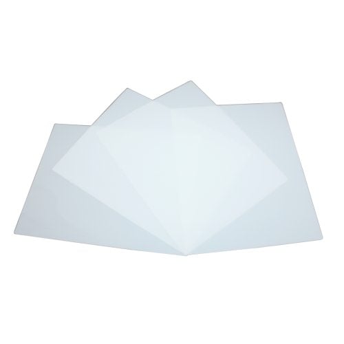 White 10mil 9" x 11-1/2" Letter Size Laminating Pouches - 100pk