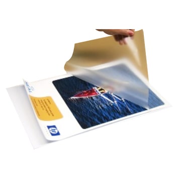 White Corrugated Plastic Laminating Pouch Boards - 10pk