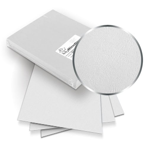 White Grain 9" x 11" Index Allowance Binding Covers - 100pk
