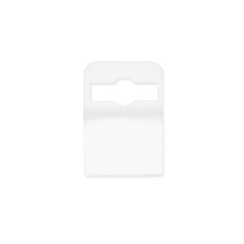 White Gripper 30 Slot-Free Badge Holders - 100pk