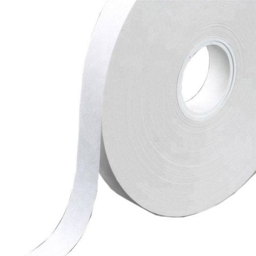 3/4" (20mm) x 2000' White Paper Banding Tape - 15 Rolls/Box