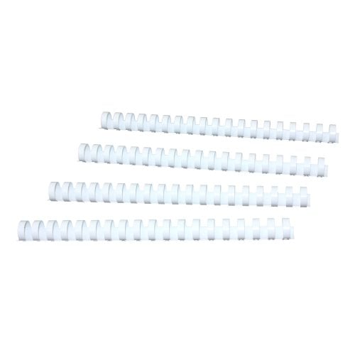 White Plastic Binding Combs