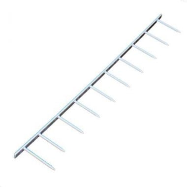 GBC White 11" x 1" 10 Pin SureBind Strips - 100pk