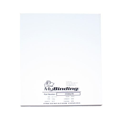 White Twill Binding Covers
