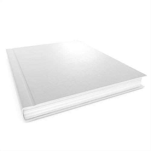 11" x 8.5" White Velobind Hard Cover Cases - 40pk