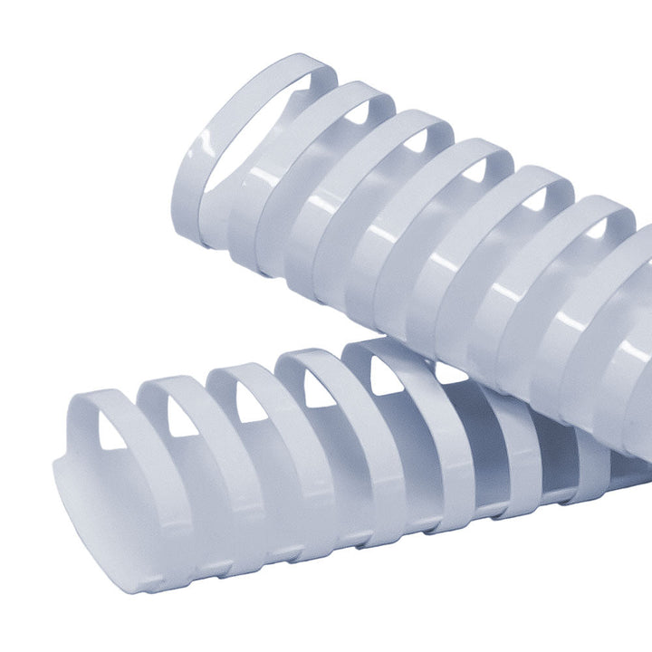 1-3/4" White Plastic Binding Combs - 50pk