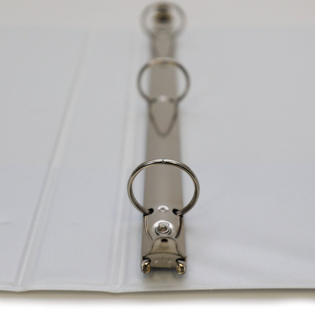 1/2" Premium White Round Ring Clear View Binders - 12pk