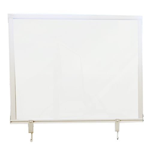 Ghent Frosted Acrylic Attachable Desktop Protective Screen Dividers