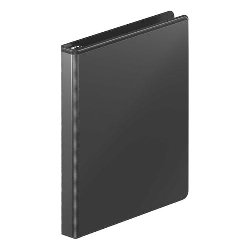 Wilson Jones 0.5" Black Heavy Duty Round Ring View Binder 12pk - W363-13BPP1