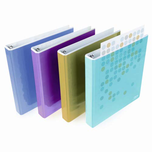 Wilson Jones 1-1/2" Assorted Trend Colors Tinted Binders 6pk - W68554PP