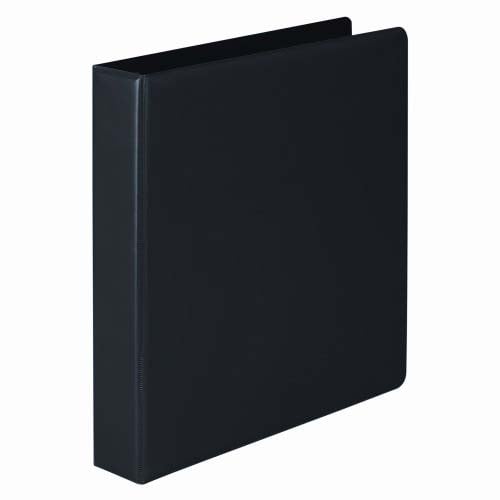 Wilson Jones 1-1/2" Black Premium Opaque D-Ring Binders 12pk - W87603PP (Discontinued)