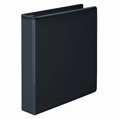 Wilson Jones 1-1/2" Black/White Heavy-Duty Round Binder - 12pk