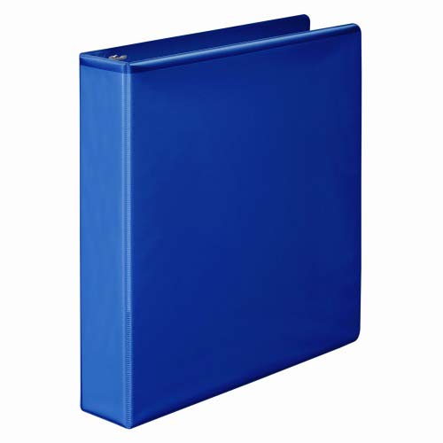 Wilson Jones 1-1/2" Blue Heavy Duty D-Ring View Binders - 12pk