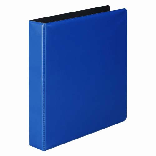 Wilson Jones 1-1/2" Blue Premium Opaque D-Ring Binders - 12pk